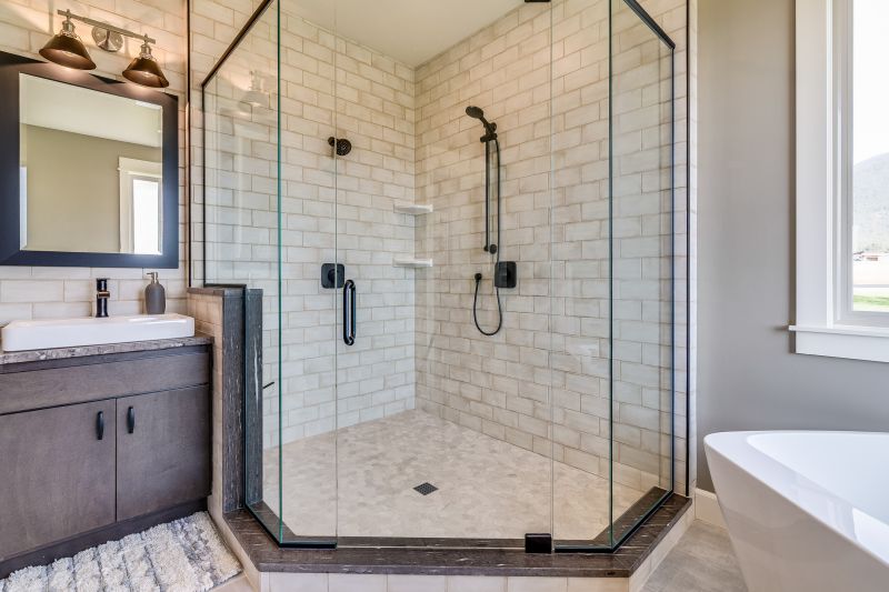 Modern Shower with Frame